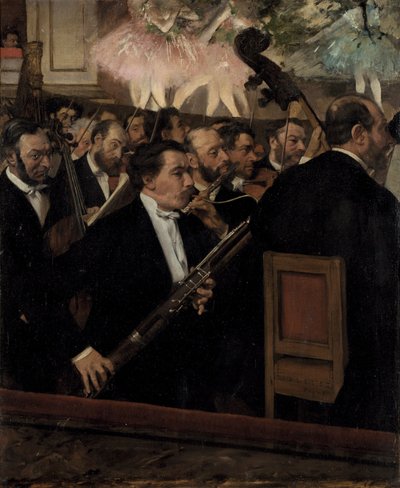 Orkestern på Operan, ca. 1870 av Edgar Degas