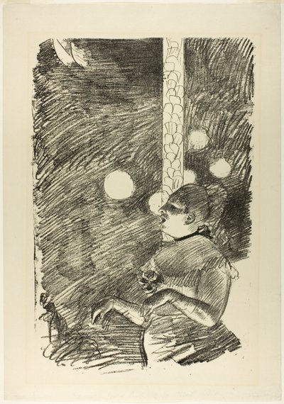 Hundens sång av Edgar Degas