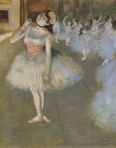 Stjärnan, 1879/81 av Edgar Degas