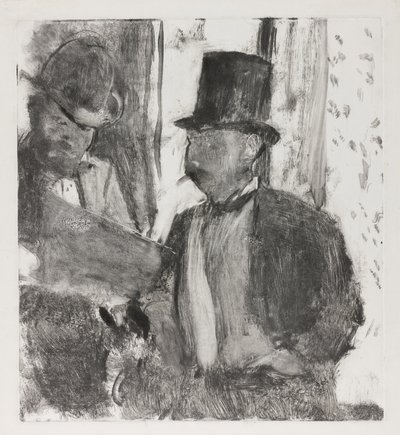De två kännarna, ca 1880 av Edgar Degas
