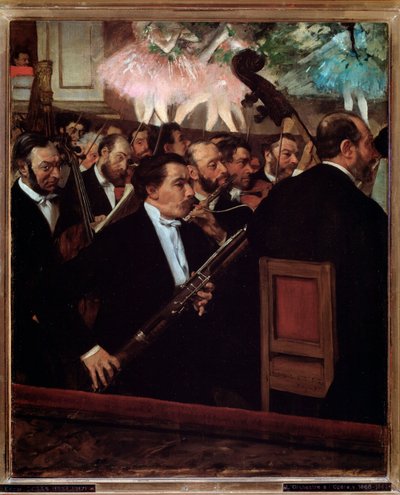 Orkestern på Operan i Paris av Edgar Degas