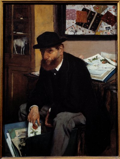 Printentusiasten av Edgar Degas