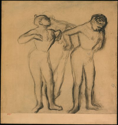 Tre dansare av Edgar Degas