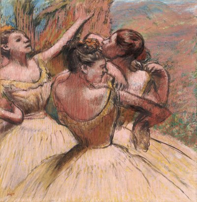 Tre dansare, ca 1899 av Edgar Degas