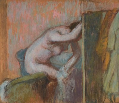 Toilette after the Bath, ca 1888 (pastell på kartong) av Edgar Degas