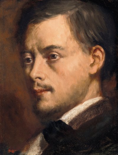 Människans huvud av Edgar Degas