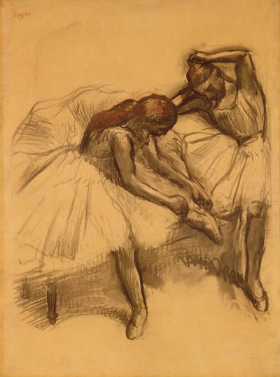 Två dansare, 1905 av Edgar Degas