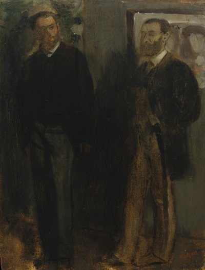Två män, ca. 1865-69. av Edgar Degas