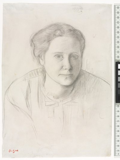 Victoria Dubourg, ca 1866 av Edgar Degas