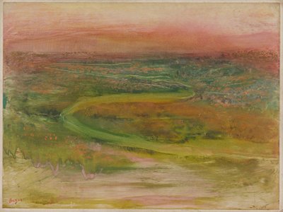 Slingrande flod av Edgar Degas