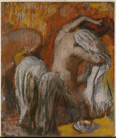 Kvinna som torkar sig av Edgar Degas