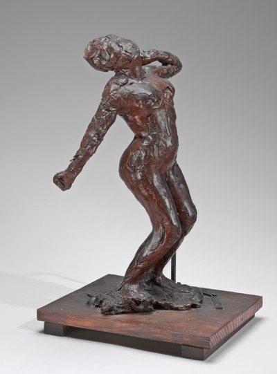 Kvinna Stretching av Edgar Degas