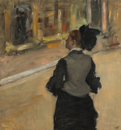 Kvinna sett bakifrån av Edgar Degas