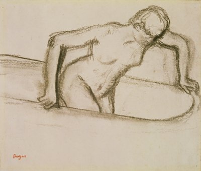 Kvinna i badkar av Edgar Degas