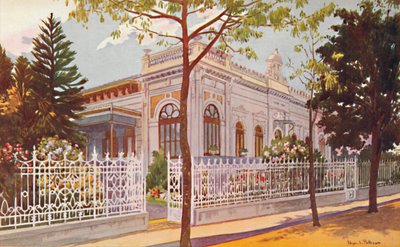 Vilino Nair, amiral baron de Teffé von Hoonholtz residens, Petropolis, av Edgar L. Pattison