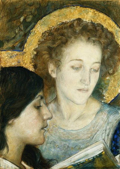 Två helgon av Edgar Maxence