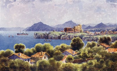 Norra Spanien: Castro Urdiales, Bilbaos kustlinje (färgade medlemmar) av Edgar T. A. Wigram