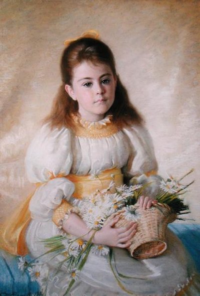 Blomkorg av Edith Augusta James