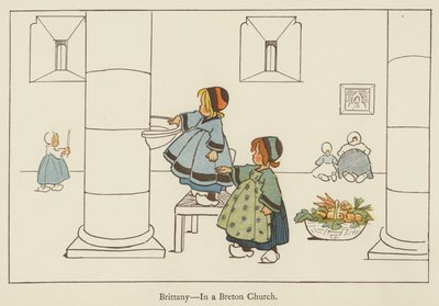 Bretagne, i en bretonsk kyrka av Edith Farmiloe