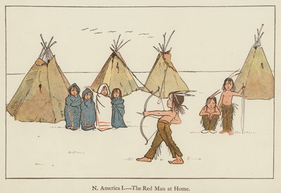 Nordamerika, den röde mannen hemma av Edith Farmiloe