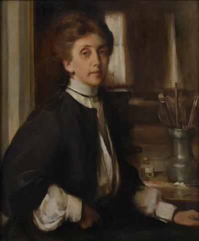 Självporträtt, 1909 av Edith Mitchill Prellwitz