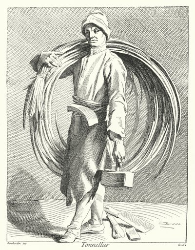 Cooper (gravyr) av Edmé (after) Bouchardon