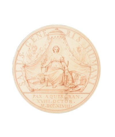 Freden i Aix-la-Chapelle, 1748 av Edmé Bouchardon