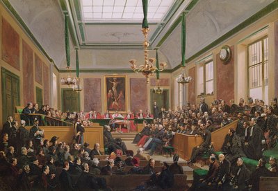 Högsta domstolen i Versailles, 7 mars 1849 av Edme Adolphe Fontaine