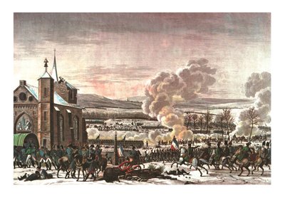 Slaget vid Eylau, 9 februari 1807, c1850 av Edme Bovinet