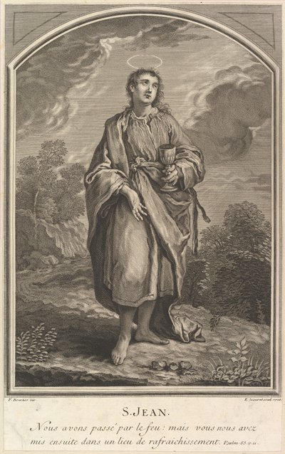 Sankt Johannes, 1726. av Edme Jeaurat