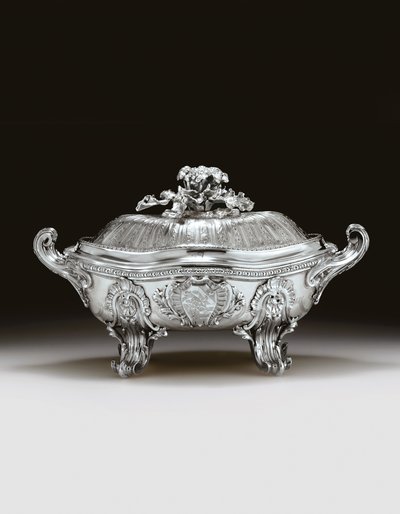 Louis XV terrin, lock och foder av Edme Pierre Balzac