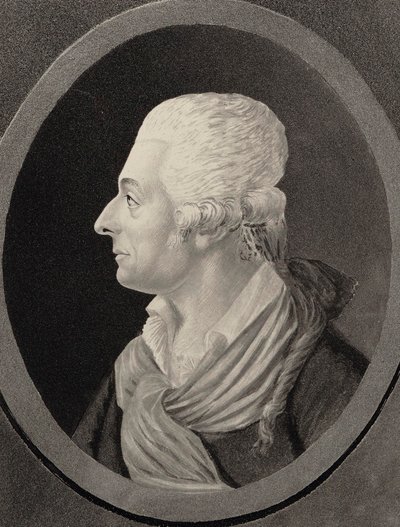 Porträtt av kompositören Antonio Sacchini 1730-1786, 1810. av Edme Quenedey