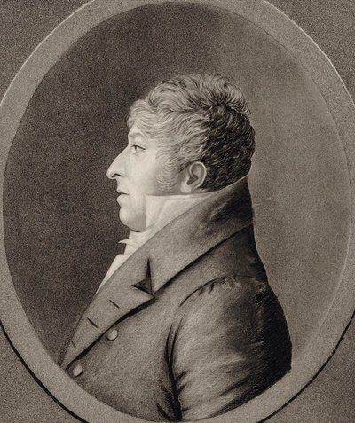 Porträtt av kompositören Rodolphe Kreutzer 1766-1831, 1809. av Edme Quenedey