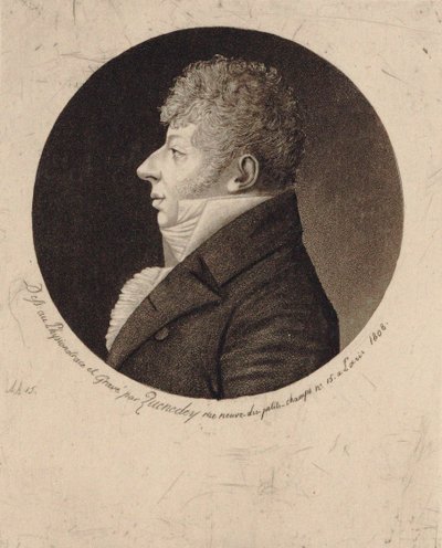Porträtt av violinisten och kompositören Jean Nicolas Auguste Kreutzer 1778-1832, 1808. av Edme Quenedey
