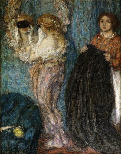 Masken; Le Masque av Edmond-François Aman-Jean