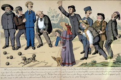 Små borgerliga spelbollar - Social tecknad film av Lavrate. av Edmond Lavrate