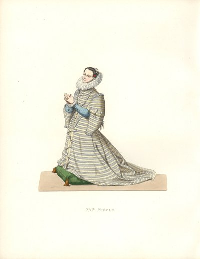 Ärkehertiginnan Isabel Clara Eugenia (1566-1633) av Edmond Lechevallier Chevignard