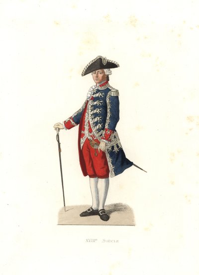 Greve av Vergennes, kapten för Gardes de la Porte du Roi, Frankrike av Edmond Lechevallier Chevignard