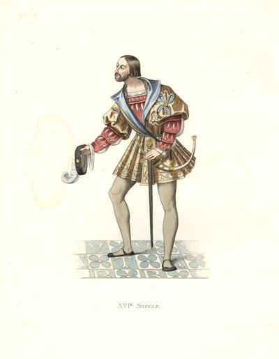 Hovman åt Francis I (1494-1547) av Edmond Lechevallier Chevignard