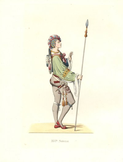 flamländsk militärskötare av Edmond Lechevallier Chevignard