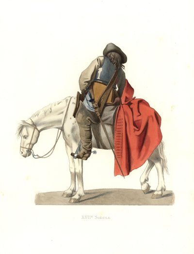 franskt kavalleri av Edmond Lechevallier Chevignard