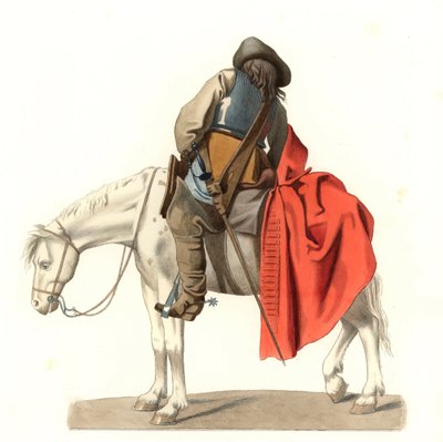 franskt kavalleri av Edmond Lechevallier Chevignard
