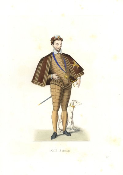 kung Henrik III av Frankrike av Edmond Lechevallier Chevignard