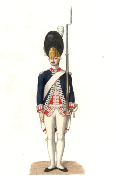Soldat från det franska gardet av Edmond Lechevallier Chevignard