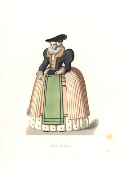 Kvinna från Alsace av Edmond Lechevallier Chevignard