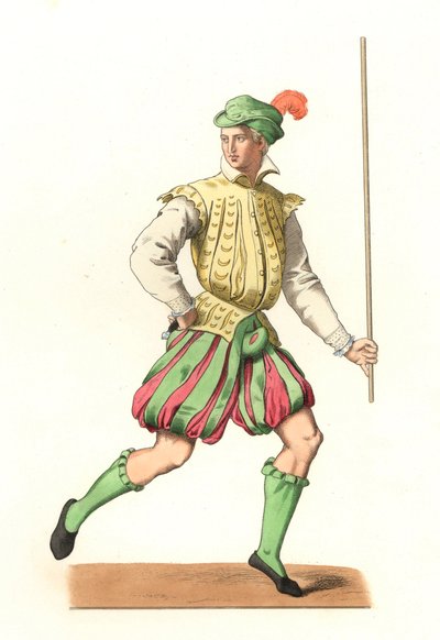 Fransk Lackey av Edmond Lechevallier Chevignard