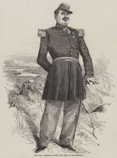 Kriget, General Forey, Montebellos hjälte av Edmond Morin