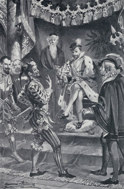 Illustration för Goethes Faust av Edmund Bruning