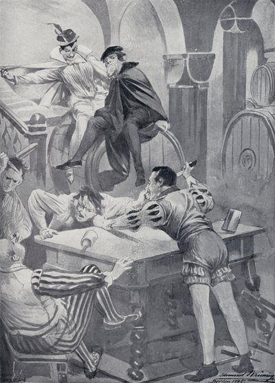 Illustration för Goethes Faust av Edmund Bruning