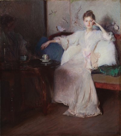 Arrangement in Pink and Gray (Afternoon Tea)  av Edmund Charles Tarbell